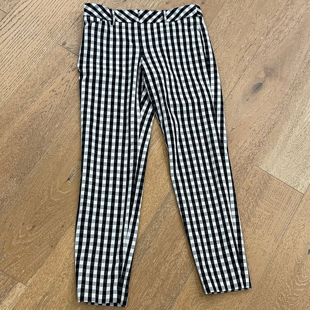Express Editor Black & White Pants - Size 0R